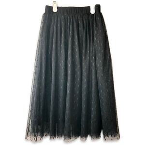 Forever 21 Layered Tulle Midi Skirt